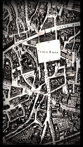 mapa antiguo de Madrid